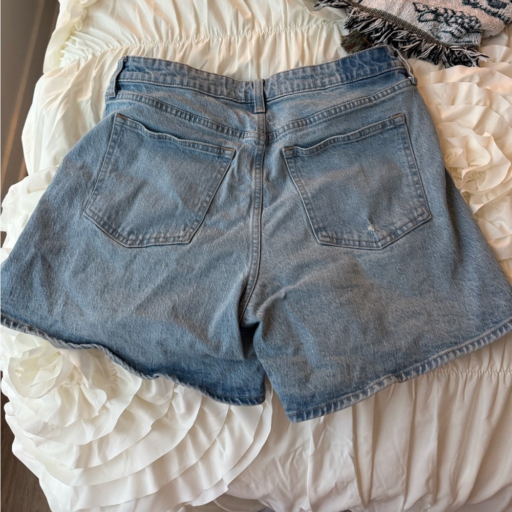 ABERCROMBIE CURVE LOVE HIGH RISE DAD SHORT - Picture 7 of 10